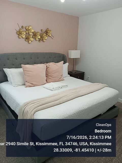 Vacation rental cleaning by CleanOps 10 in Central Florida