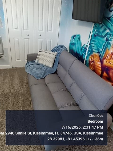 Vacation rental cleaning by CleanOps 10 in Central Florida
