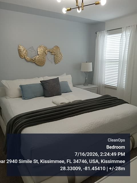 Vacation rental cleaning by CleanOps 10 in Central Florida