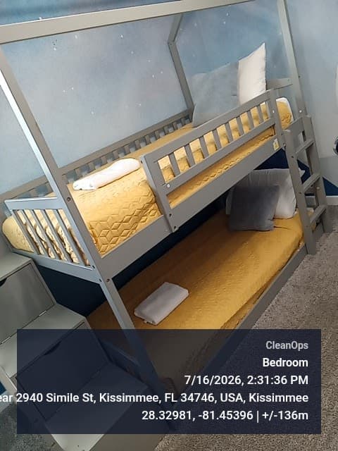 Vacation rental cleaning by CleanOps 10 in Central Florida