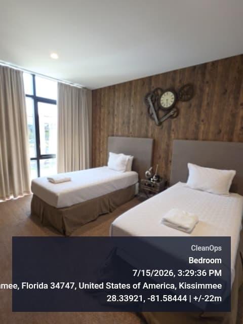 Vacation rental cleaning by CleanOps 10 in Central Florida